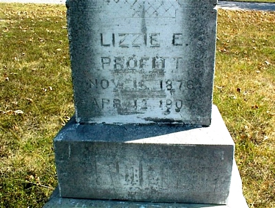 Elizabeth Edith Boatright Profitt Gravestone: