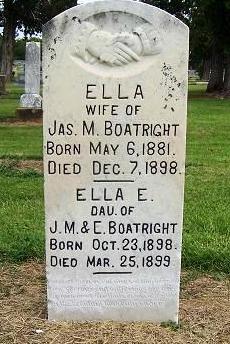 Ella Winton Boatright Gravestone