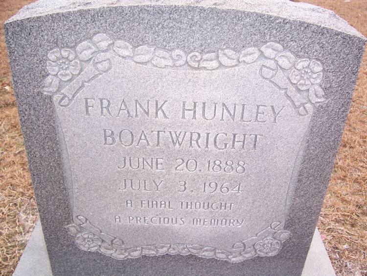 Frank Hunley Boatwright Photo