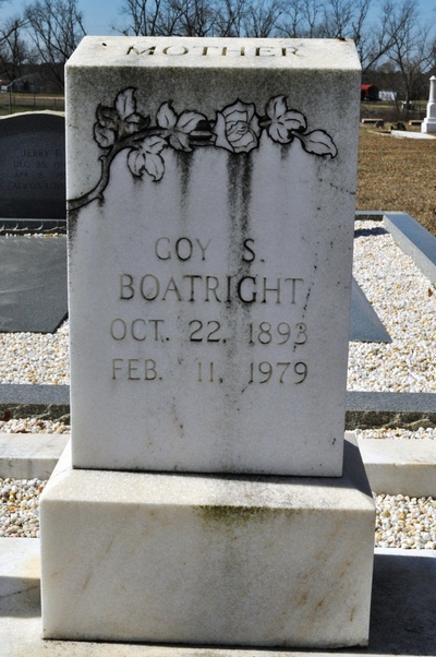 Goy Sherrod Lamb Boatright Gravestone