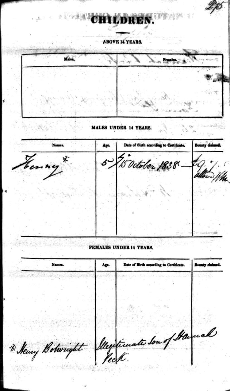 Hannah Botwright Immigration Documents:
