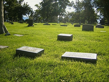 Harvey Ezra Boatright and Helen Lucy Hubbard Markers