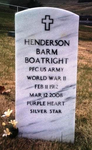 Henderson Barm Boatright Gravestone