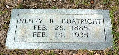 Henry Brinson Boatright Gravestone
