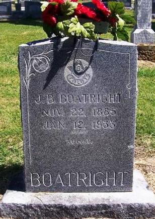 James Blackburn Boatright Gravestone