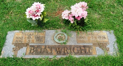 James Oscar Boatwright Gravestone