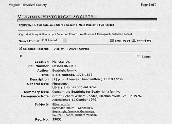 Leonard D. Boatwright Bible: