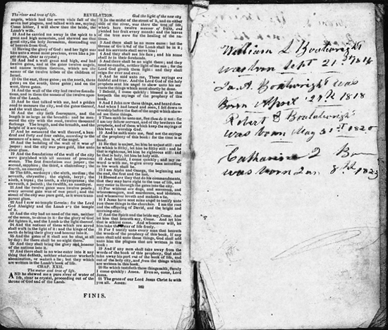 Leonard D. Boatwright Bible: