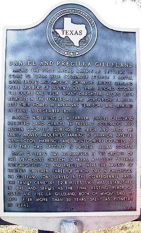 Precilla Boatright Gilleland Marker