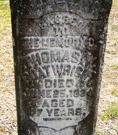 Thomas W. Boatwright Gravestone
