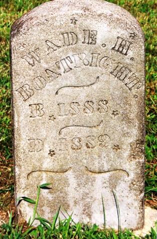 Wade Hendricks Boatright Gravestone