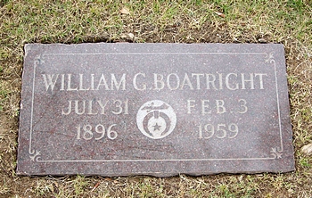 William Golay Boatright Marker