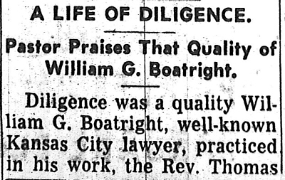 William Golay Boatright Obit
