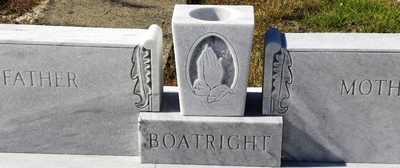 William Matthew and Harriett Mozelle Deal Boatright Gravestone