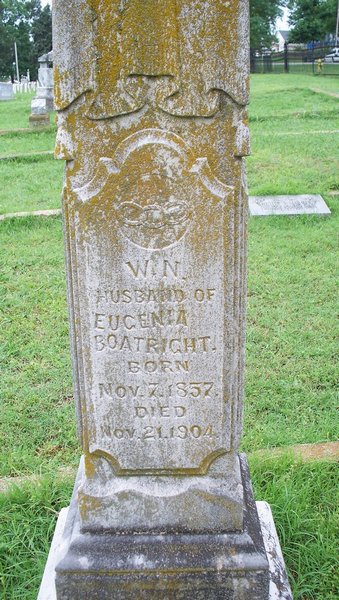 William Newton Boatright Gravestone